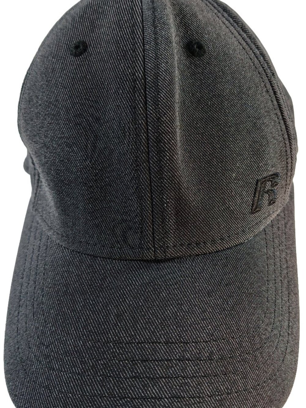 Unisex Plain Black Russell Athletic Cap
